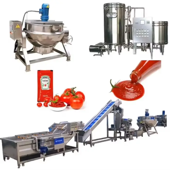 Automatic Tin Can Tomato Sauce Chili Paste Hot Filling and Sealing Canning Machine Production Line — image 5