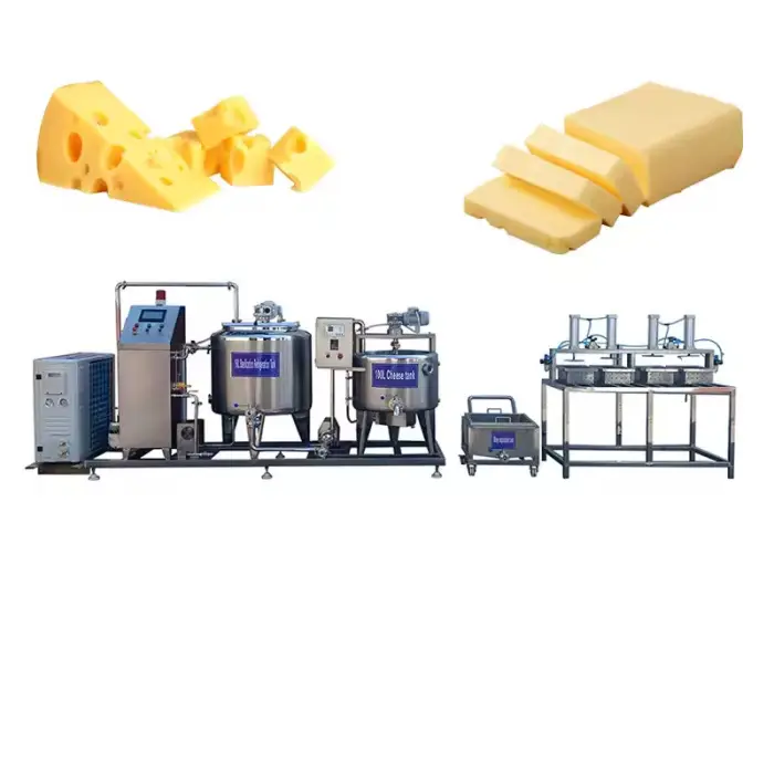 Customized 500l Stainless Steel Feta Mozzarella Cheese Vat Make Plant Mini Mozzarella Processing Production Line of Cheese — image 2