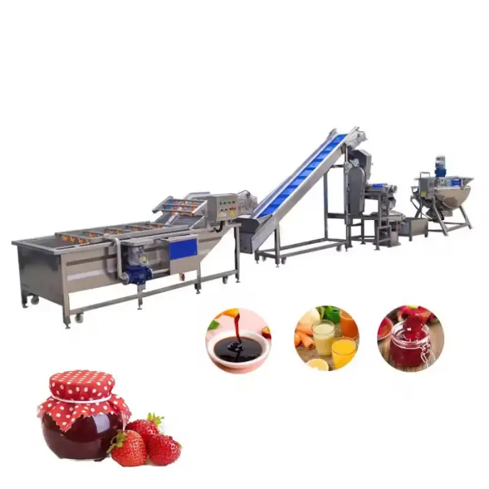 Customized Fruit Jam Make Production Line Fruit Puree Production Line Small Jam Process Machine — image 3