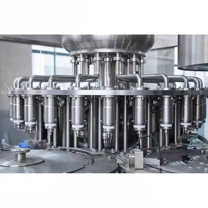 Customized Complete Carbonated Soft Drink Mineral Water Fruit Juice Production Line Automatic 3 in 1 Filling Sealing Machine — image 2