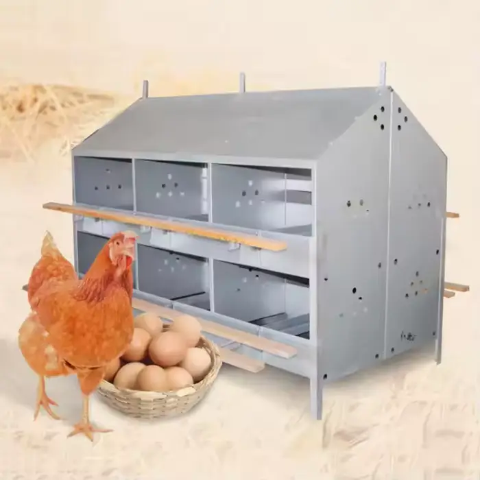 12 Holes /24 Holes Manual Egg Collection Nest Box Poultry Chicken Farm Equipment Lay Hen Egg Nesting Box — image 2