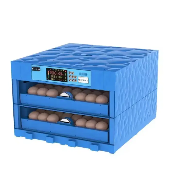 High Quality Blue 64-320 Egg Incubator for Poultry Hatching 500Eggs — image 3