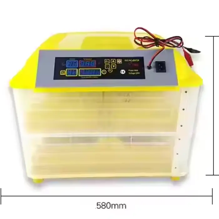 Dual Power Full Automatic Mini Poultry Incubator Hatching Eggs Machine for Chicken Egg Incubator — image 2