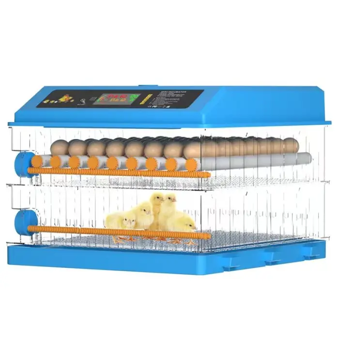 Poultry Farm Egg Incubators Hatcher 128 Eggs Capacity Single Power Automatic High Hatching Rate High Productivity Tray — image 3
