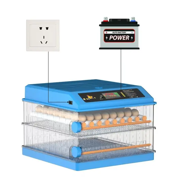 Poultry Farm Egg Incubators Hatcher 128 Eggs Capacity Single Power Automatic High Hatching Rate High Productivity Tray — image 5