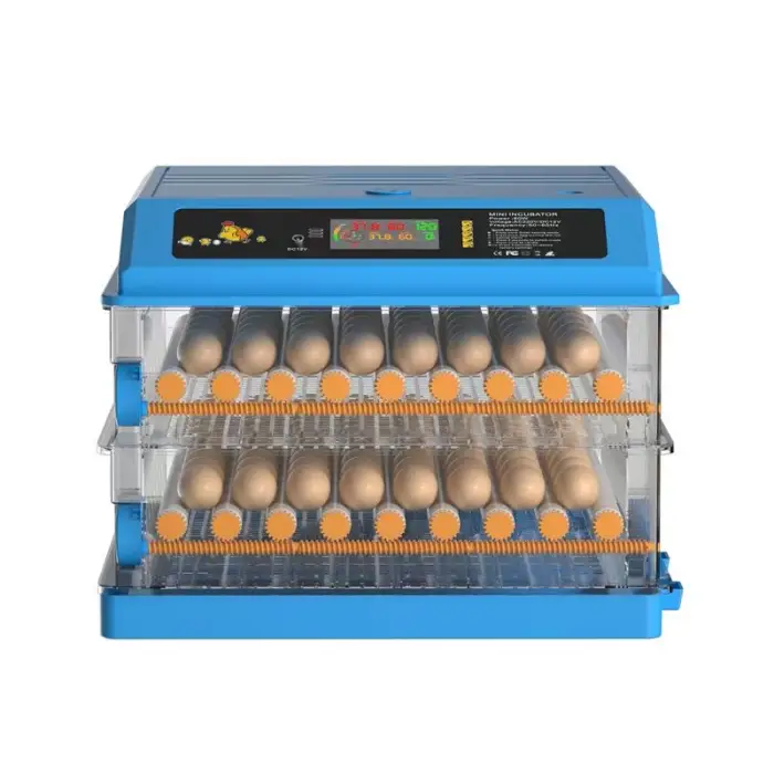 64pcs Automatic Mini Hatching Machine 12V/220V High Productivity for Chicken Emu Duck Goose & Ostrich Eggs — image 3