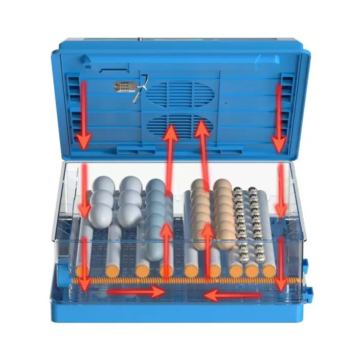 64pcs Automatic Mini Hatching Machine 12V/220V High Productivity for Chicken Emu Duck Goose & Ostrich Eggs — image 6