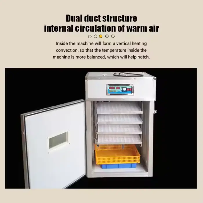 High Quality Fully Automatic Egg Hatching Machine Wholesale Incubators Temperature Control for Chicken Farming New Condition — image 4