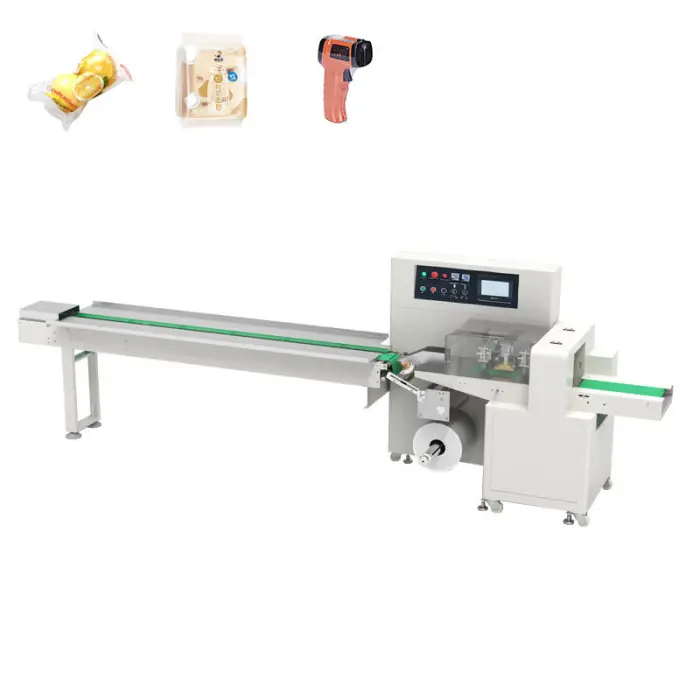 Horizontal Bread Multi-Function Packaging Packing Food Flow Wrapping Packing Machine — image 5