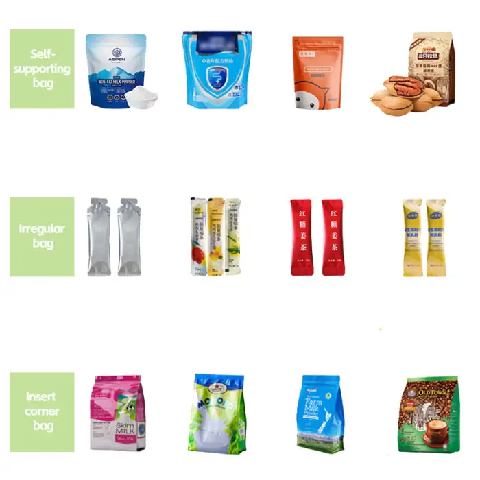 Horizontal Milk Powder Coffee Spices Standup Standing Doypack Premade Bag Powder Packing Packaging Machine — image 3