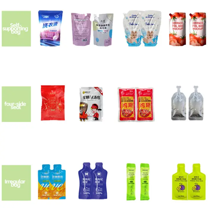 Automatic Premade Bag Stand up Pouch Packaging Laundry Detergent Tomato Chili Sauce Fruit Juice Filling Liquid Packing Machine — image 5
