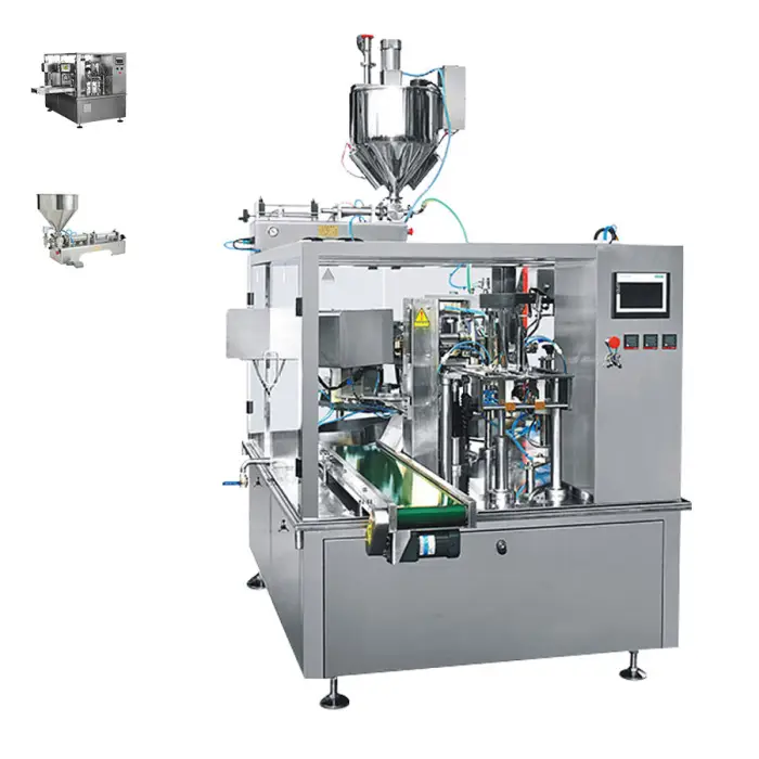 Automatic Premade Bag Stand up Pouch Packaging Laundry Detergent Tomato Chili Sauce Fruit Juice Filling Liquid Packing Machine — image 6