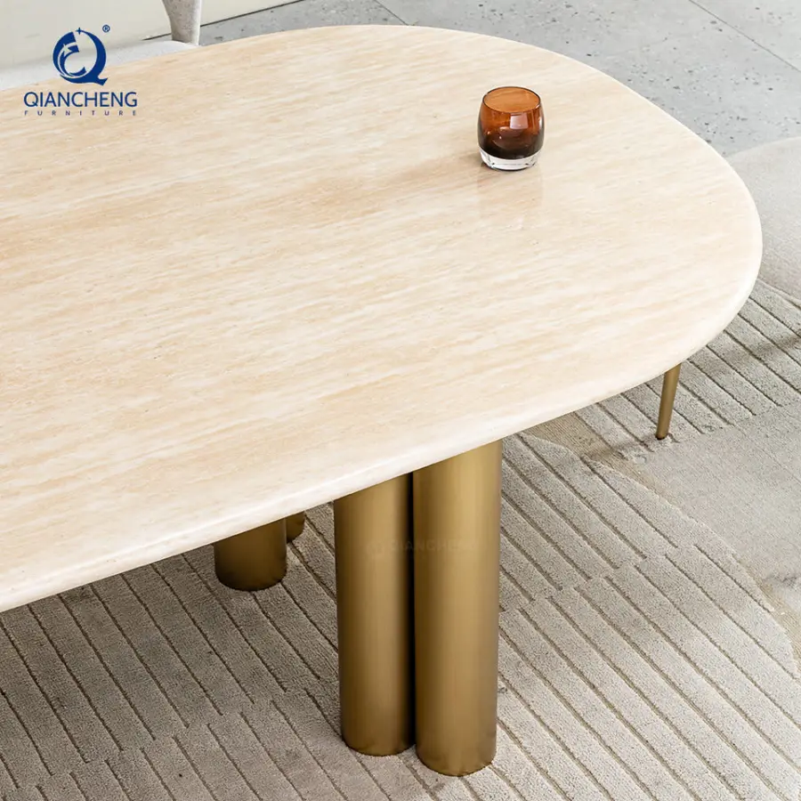 Newstar Elegant Marble Dining Table 2026 New Arrivals New Design Nordic Minimalist Modern Home Furniture Restaurant Hotel Table — image 5
