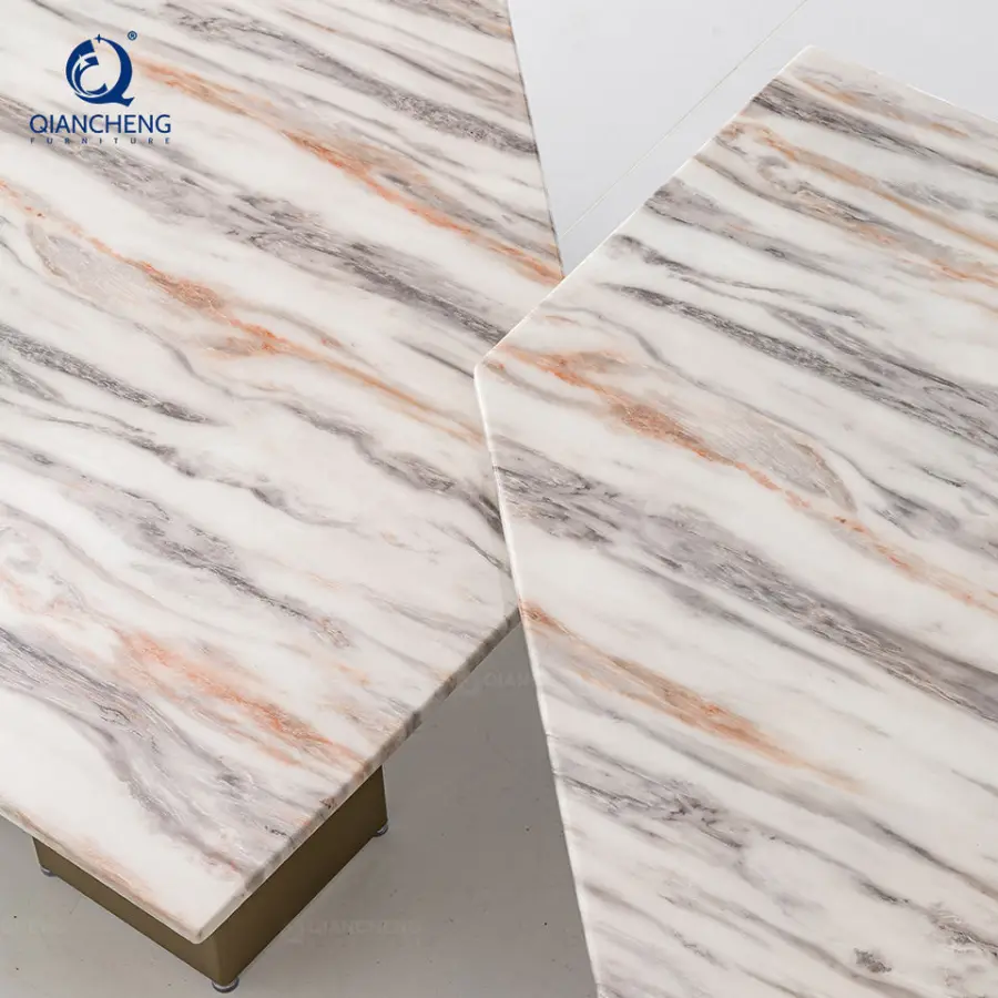 Manufactured Custom Made Modern Simple Natural Stone Center Tables Italian Marble Coffee Table Luxury Center Table — image 6