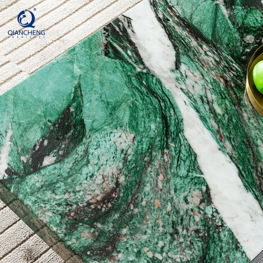 Italian Modern Design Center Table Villa Living Room Furniture Marble Top square Living Room Coffee Table Luxury Stone Tea Table — image 6