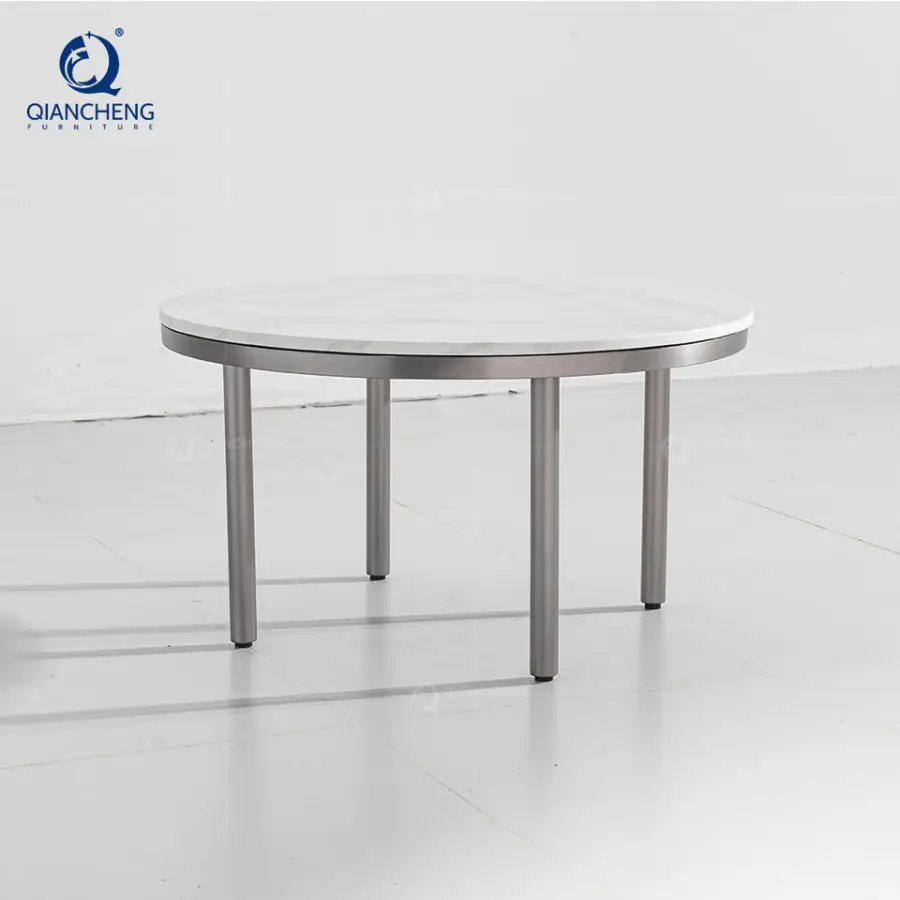 Modern Modular Dining Center Coffee Table for Office Commercial Lobby Furniture Reception Waiting Room Table with Ottoman Stool — image 5
