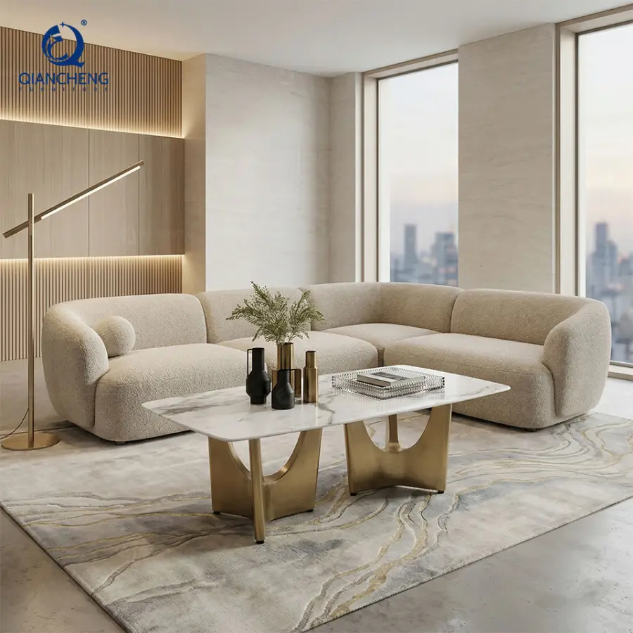 SS Steel Leg Room Furniture Custom Post Modern Designs Modern Coffee Centre Table — image 4