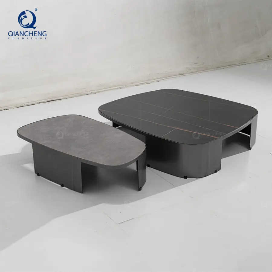Buy Designer Furniture Granite Living Room Corner Dising Contemporary Coffee Table — image 3