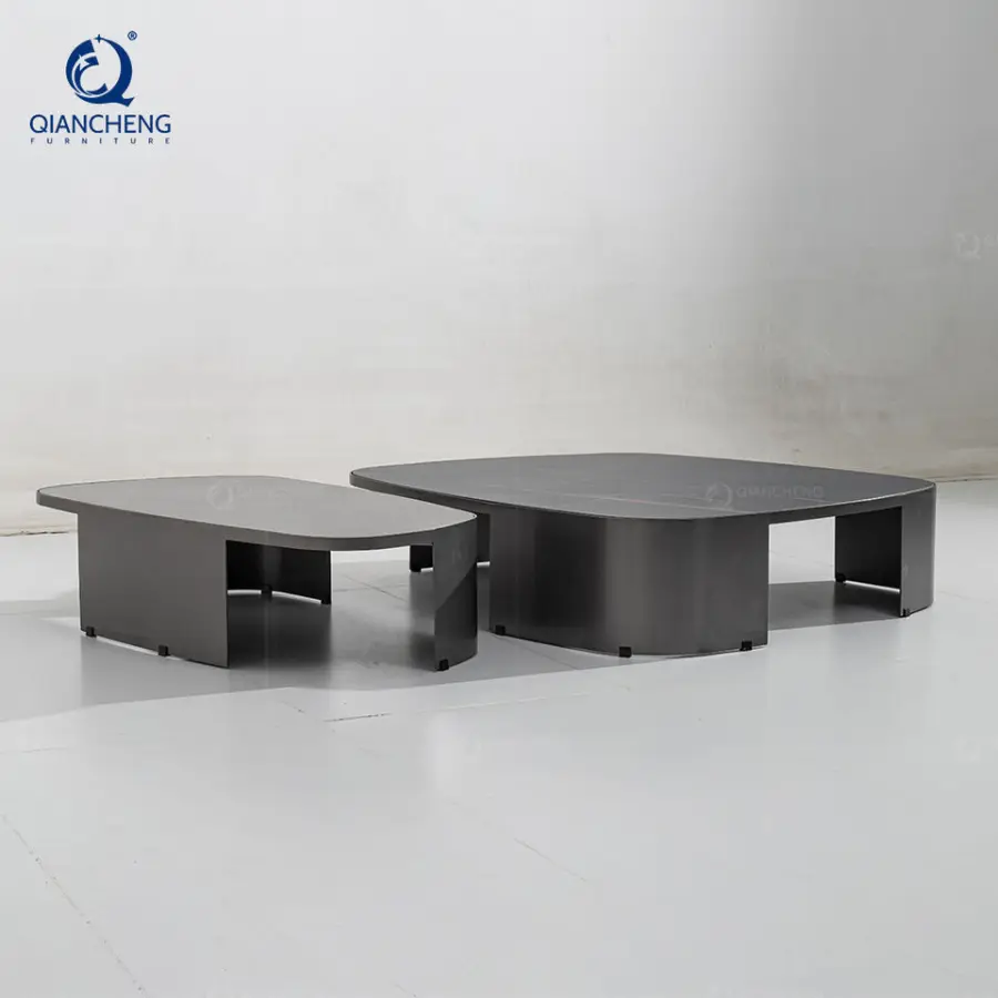 Buy Designer Furniture Granite Living Room Corner Dising Contemporary Coffee Table — image 4