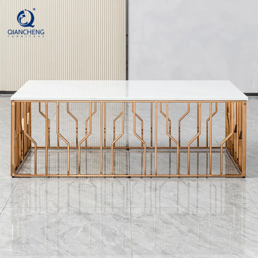 Foshan Factory Direct Sale Modern extra Large Rectangular Center Coffee Table Design Suppliers for Living Room Furniture — image 3