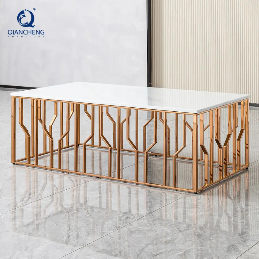 Foshan Factory Direct Sale Modern extra Large Rectangular Center Coffee Table Design Suppliers for Living Room Furniture — image 4