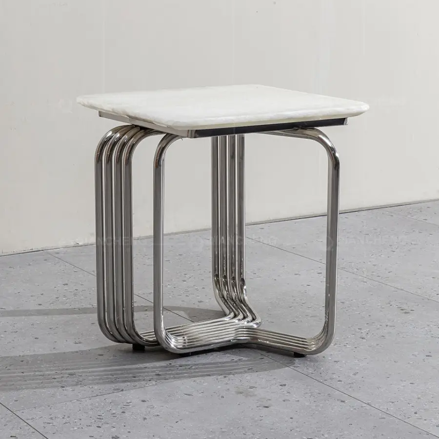 Elegant End Center Table for the Living Room Table Basse Salon Customized Minimalist Bedroom Corner Side Table Tempered Glass — image 6