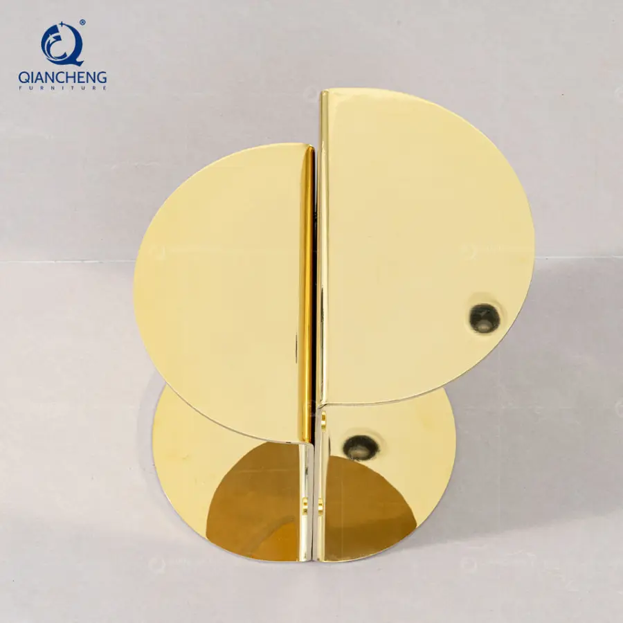 Luxury Design Round Sofa Accent Table Stainless Steel Home Villa Hotel Small Side Table for Living Room Bedroom Hallway — image 6