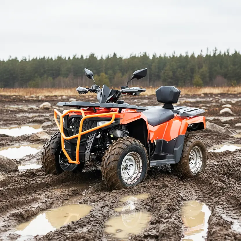 400cc  4WD Automatic ATV Off-Road Four Wheel All-Terrain Vehicle Quad 4x4 for Adults — image 6