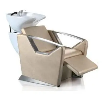 Hair Salon Furniture Cemranic Basin Shampoo Bowl and Backwash Sink Unit Hair Salon Shampoo Chair — view 1