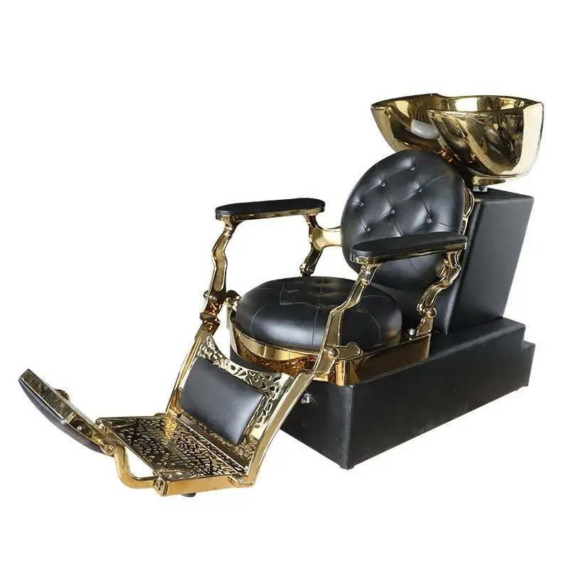 Hair Salon Furniture Cemranic Basin Shampoo Bowl and Backwash Sink Unit Hair Salon Shampoo Chair — image 6