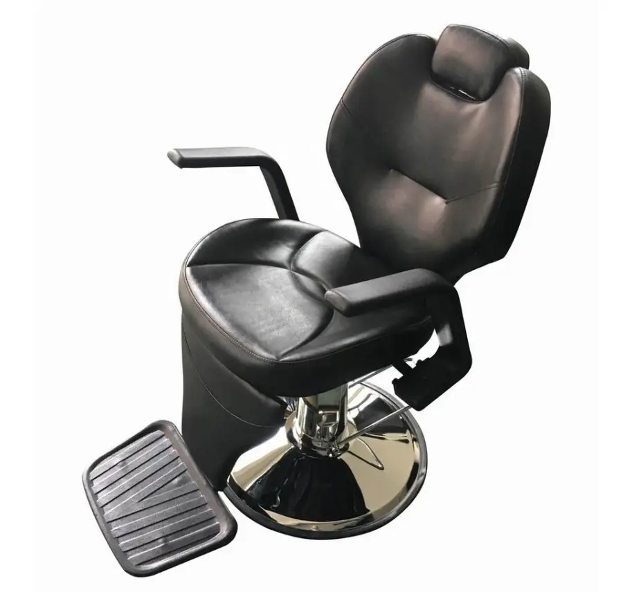 Wholesale Beauty Salon Equipment Furniture China Barber Chair Hair Cutting Powerful Hydraulic Pump 2 Years for Barber Sh — view 3