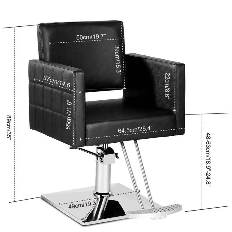 China Factory Wholesale Hair Dresser Men's Hydraulic Latest Barber Chair Old Cheap — image 3