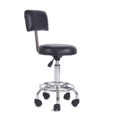 Hotsale Wholesale Cheap Salon Furniture Black Salon Master Stool — image 5