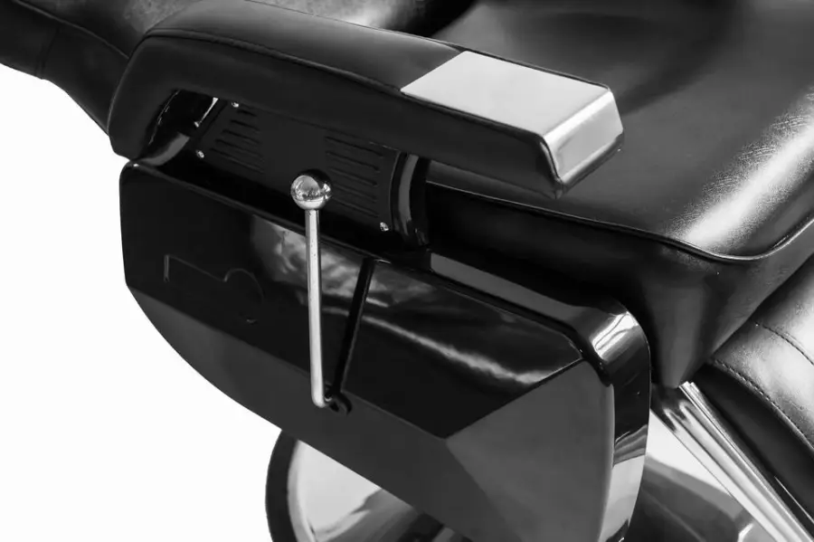 Wholesale Hair Salon Equipment Cheap Black Barber Chairs Prices — image 6