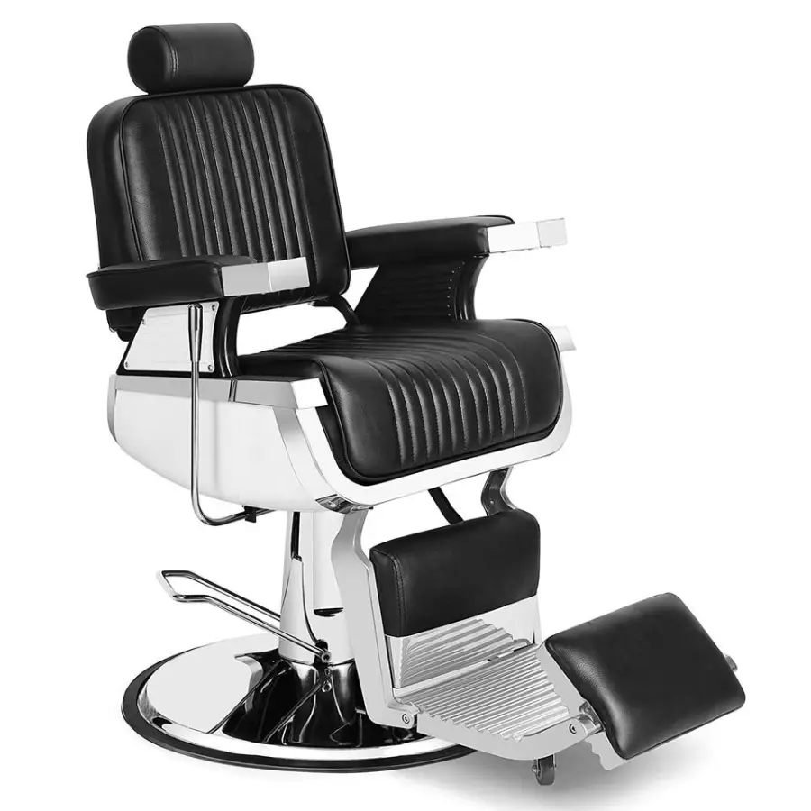 Wholesale Hair Salon Equipment Cadeira De Corte De Cabelo Cheap Durable Vintage Barber Chairs — view 1