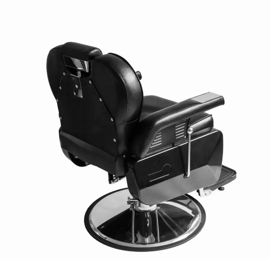 Wholesale Silla De Barberia Profesional Cheap Hydraulic Reclining Commercial Furniture Barber Chair — image 4