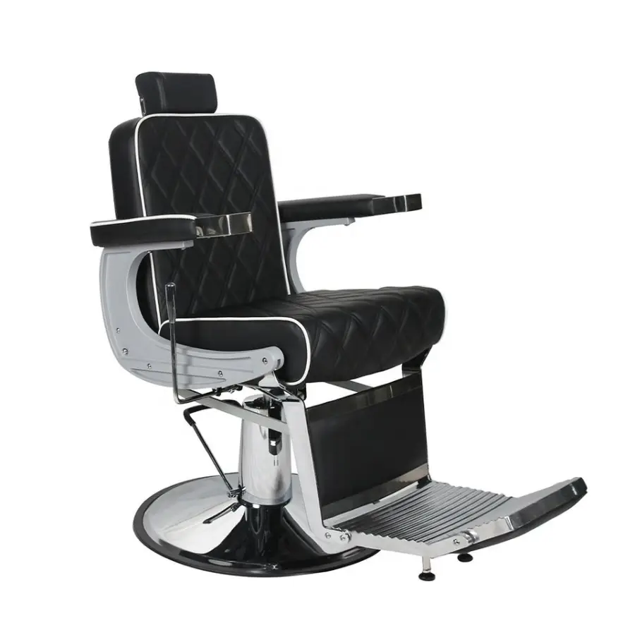 Reclining Barber Chair Salon Furniture Hair Cutting Chairs / Barber Chairs Antique Hair Cut / Massage Hair Cutting Chair — view 1