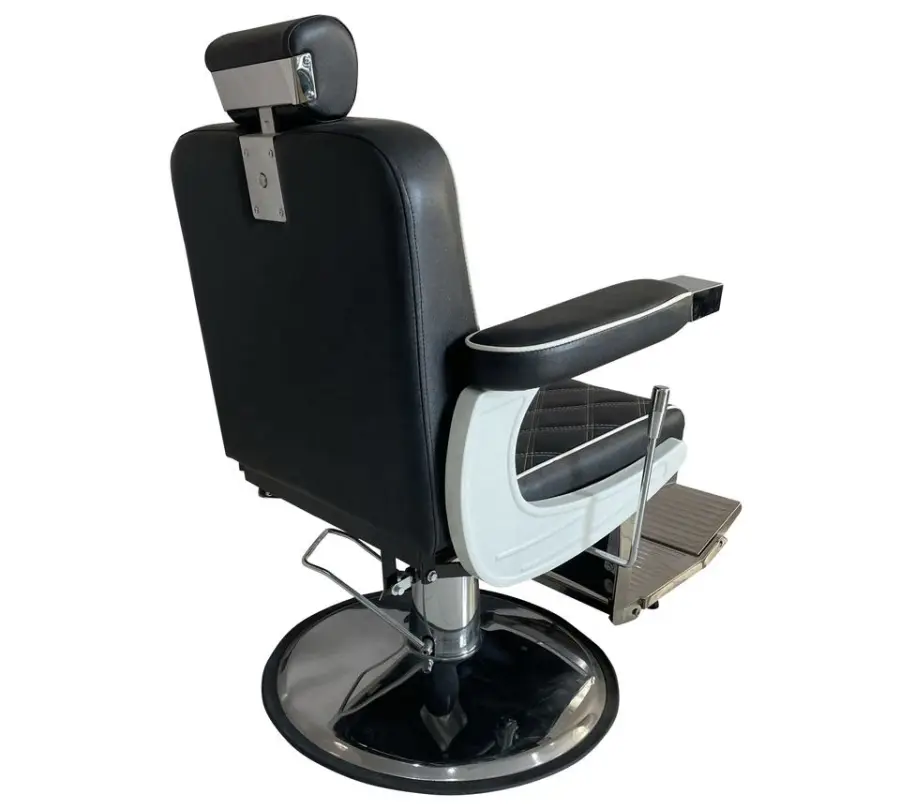 Reclining Barber Chair Salon Furniture Hair Cutting Chairs / Barber Chairs Antique Hair Cut / Massage Hair Cutting Chair — view 4