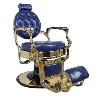 Hotsale Hair Salon Furniture Gold Salon Chair Wholesale Cheap Gold Barber Chair — view 1