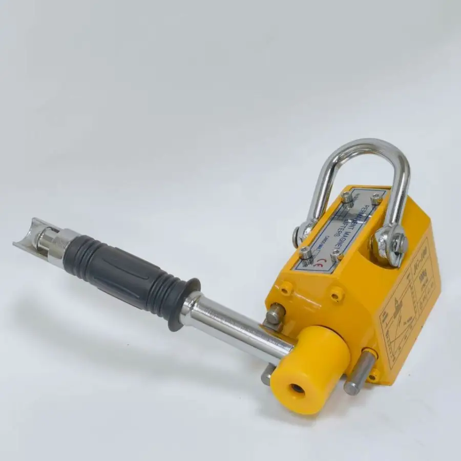 Manual Magnetic Lifter Clamp Permanent Magnet Lifter with 3:1 Safety Factor 1000kg Load Capacity CE Certified — image 4