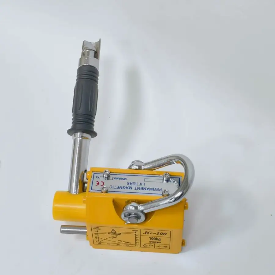 Manual Magnetic Lifter Clamp Permanent Magnet Lifter with 3:1 Safety Factor 1000kg Load Capacity CE Certified — image 6