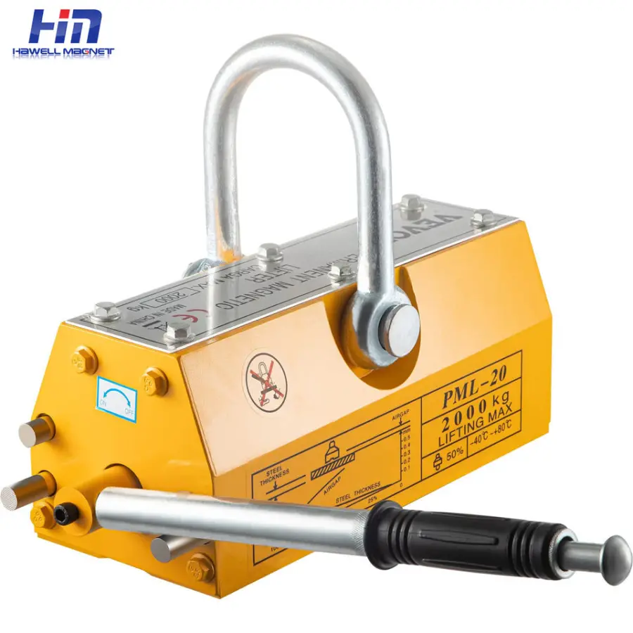 2022 New Arrival 1ton 1.5ton 1000kg 1500kg Permanent Magnetic Lifter Lifting Magnets Tool — image 3