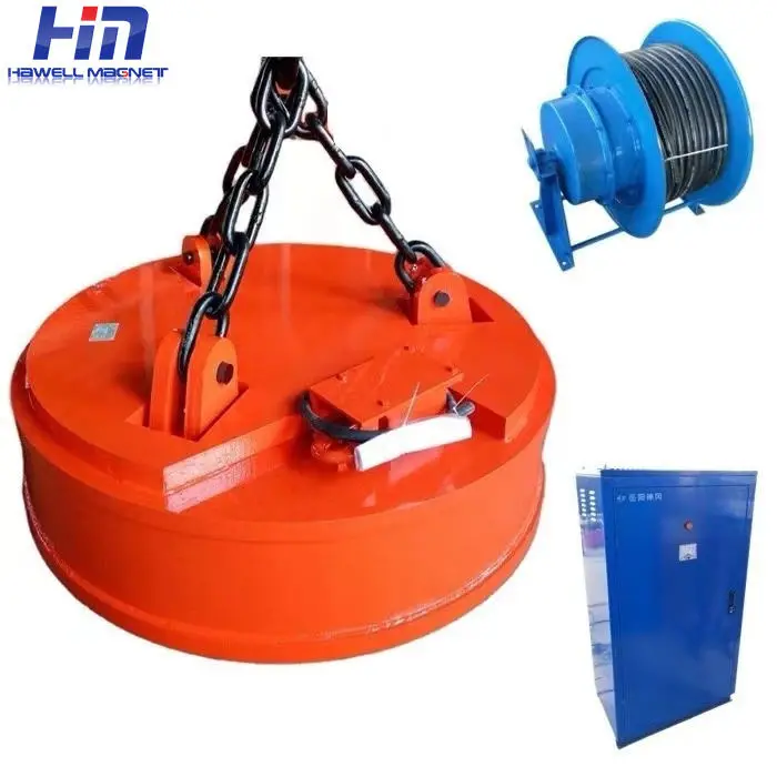 Strong Round Diameter 1000 mm Electric Magnetic Lifter for Crane Excavator — image 4