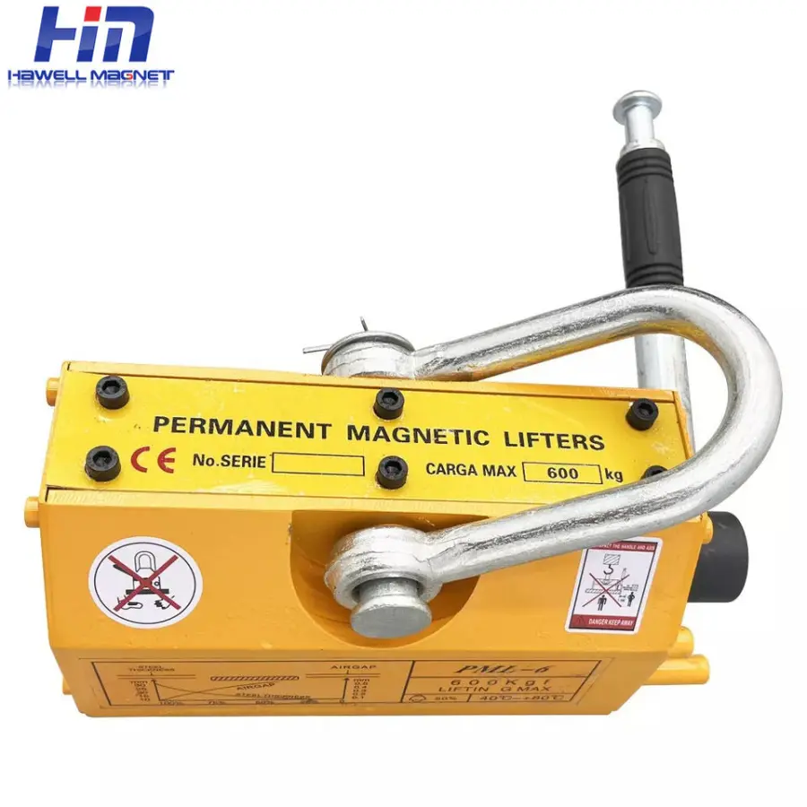100kg 200kg 400kg 600kg Manual Magnetic Lifter Clamp Permanent Lift Magnet Lifter — image 3