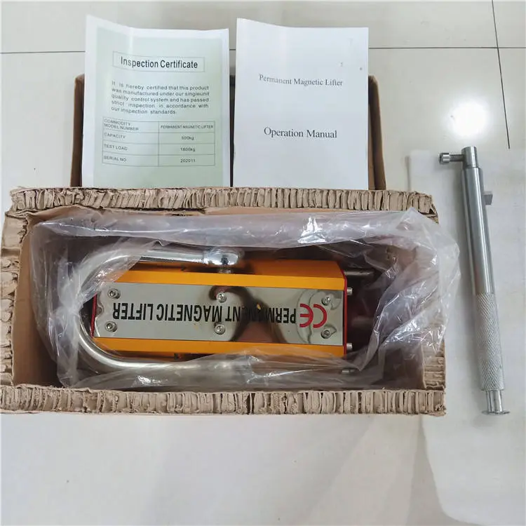 OEM Handheld 3000kg Price Magnetic Crane Hoist Permanent Manufacturers Magnet Lifter — image 5