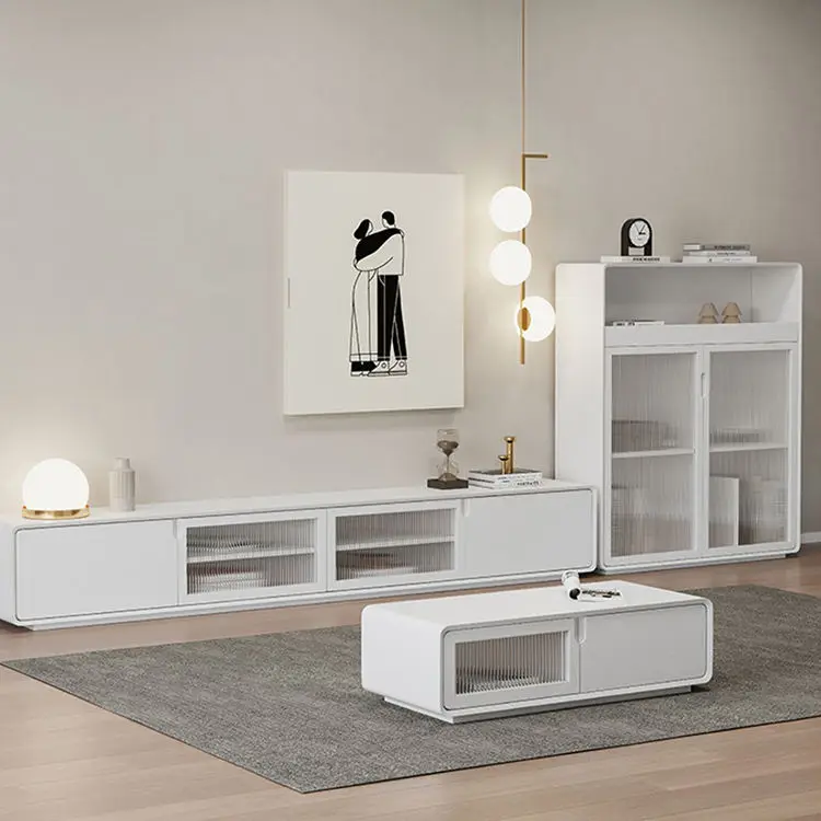 Modern Stylish Multifunctional Living Room Furniture Newly Designed Large Space Coffee Table with Storage for Home Hotel Use — image 4