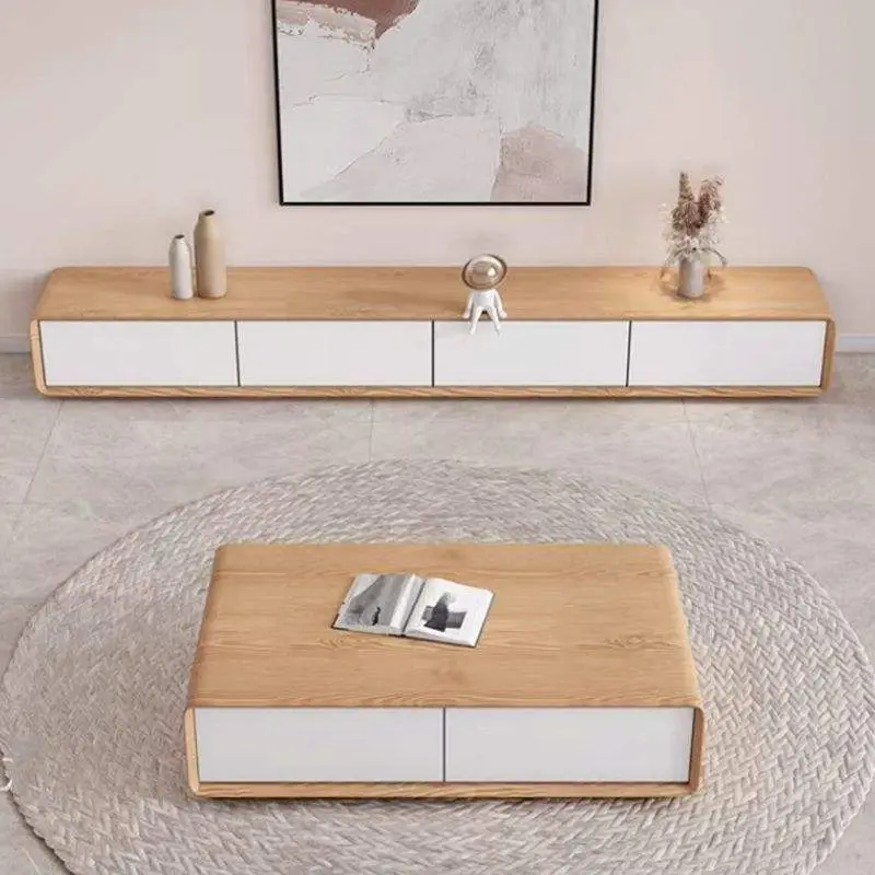Fraxinus Mandshurica Wall Mounted TV Cabinet — image 3