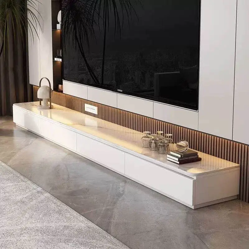 Modern Simple Solid Wood TV Cabinet New Combination for Home Floor/ceiling for Small Apartment Living Room or Bedroom — image 5