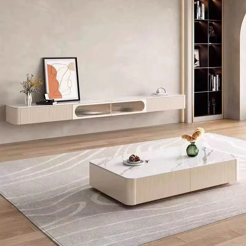 Floating TV Cabinet - Wall-mounted Narrow Model. Modern and Simple Design. Suitable for Small-sized Living Room — view 1