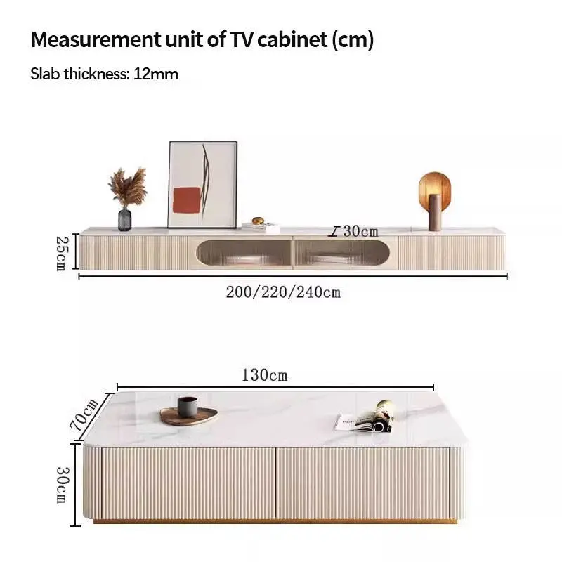 Floating TV Cabinet - Wall-mounted Narrow Model. Modern and Simple Design. Suitable for Small-sized Living Room — image 5